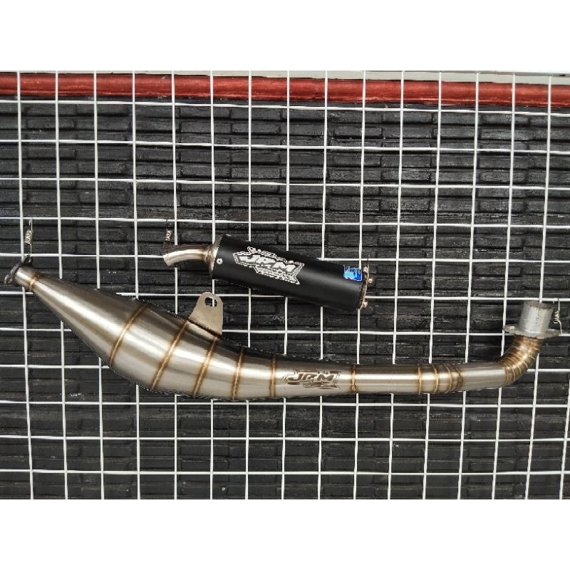 Knalpot Racing FIZR/FORCE 1 perut pendek by product JPM RACING