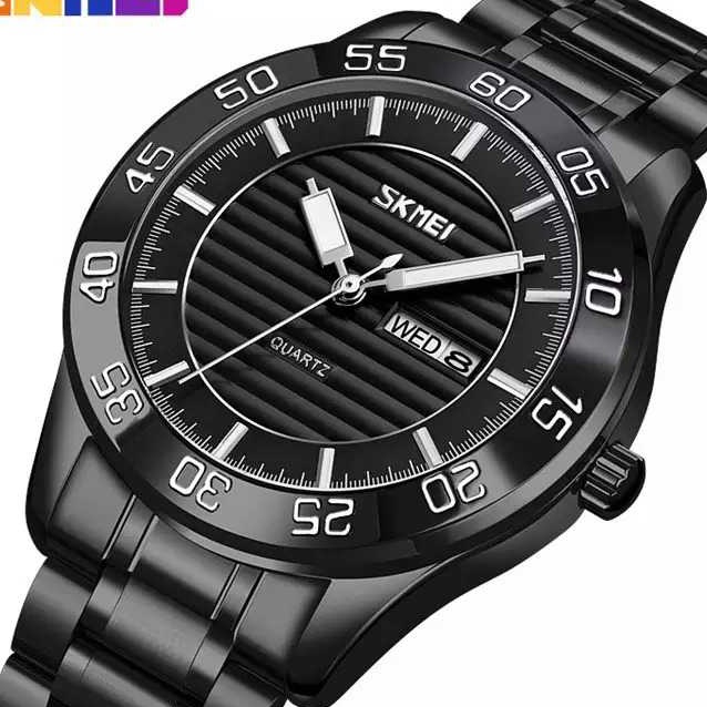 Belanja Serba Hemat SKMEI Jam Tangan Kasual Analog Pria Waterproof Stainless Steel Strap  9293SKMEI 