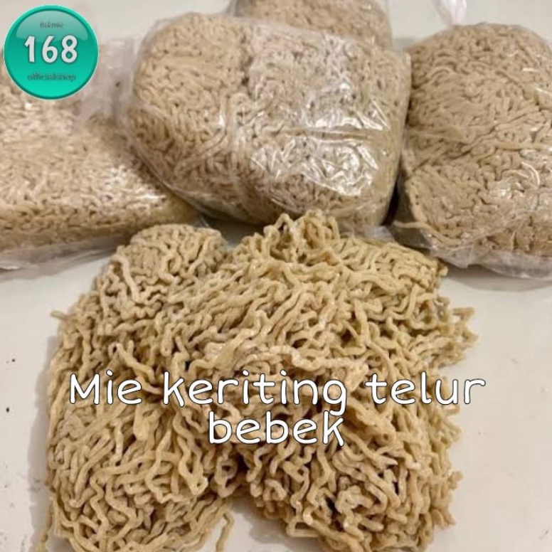 

IPP296 STAR Bakmie168 Mie mentah keriting telur bebek spesial untuk Mie ayam bakmie