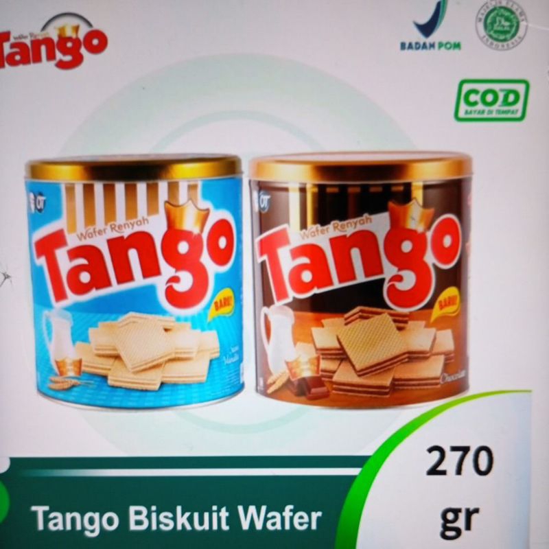 

Tango wafer kaleng 270 gr