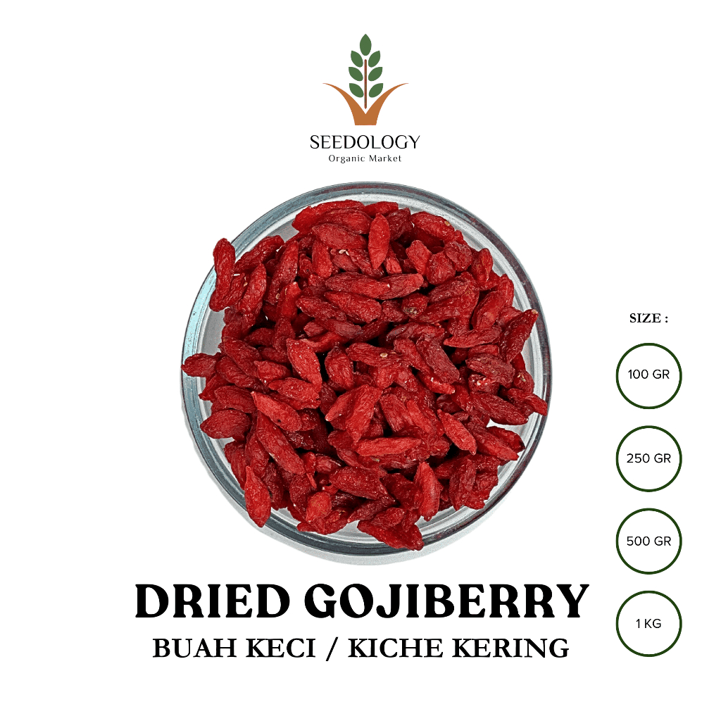 

Organic Dried Goji berry 250gr - Kiche / Kici / Gojiberry / Organik