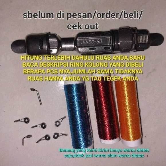 Set Tegek Kolong Custome/Joran Tegek Kolong Custom