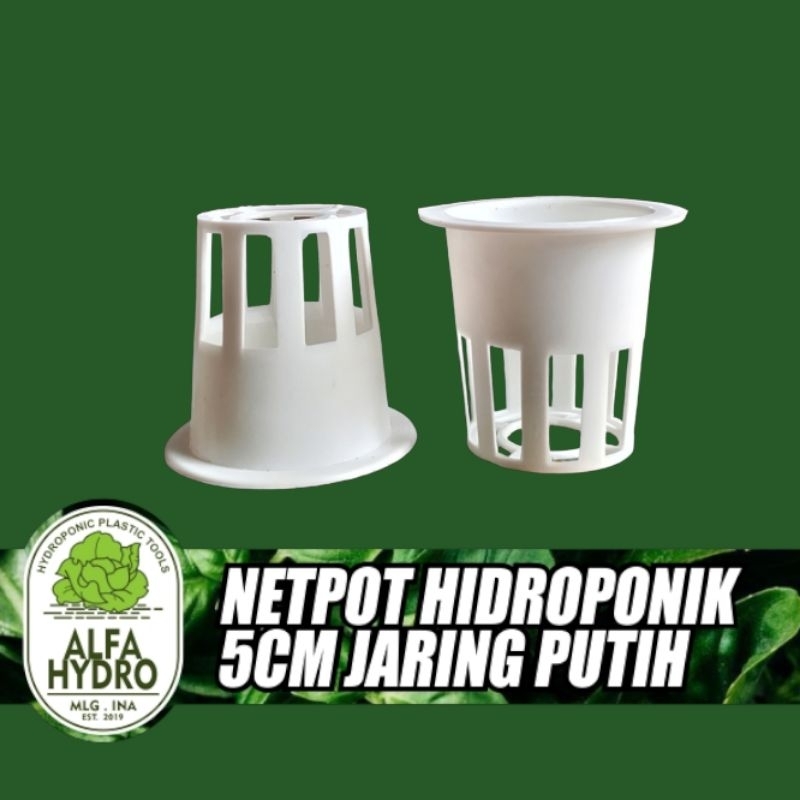 Netpot Hidroponik Jaring 5cm Warna Putih - Netpot Murah - Netpot Terlaris