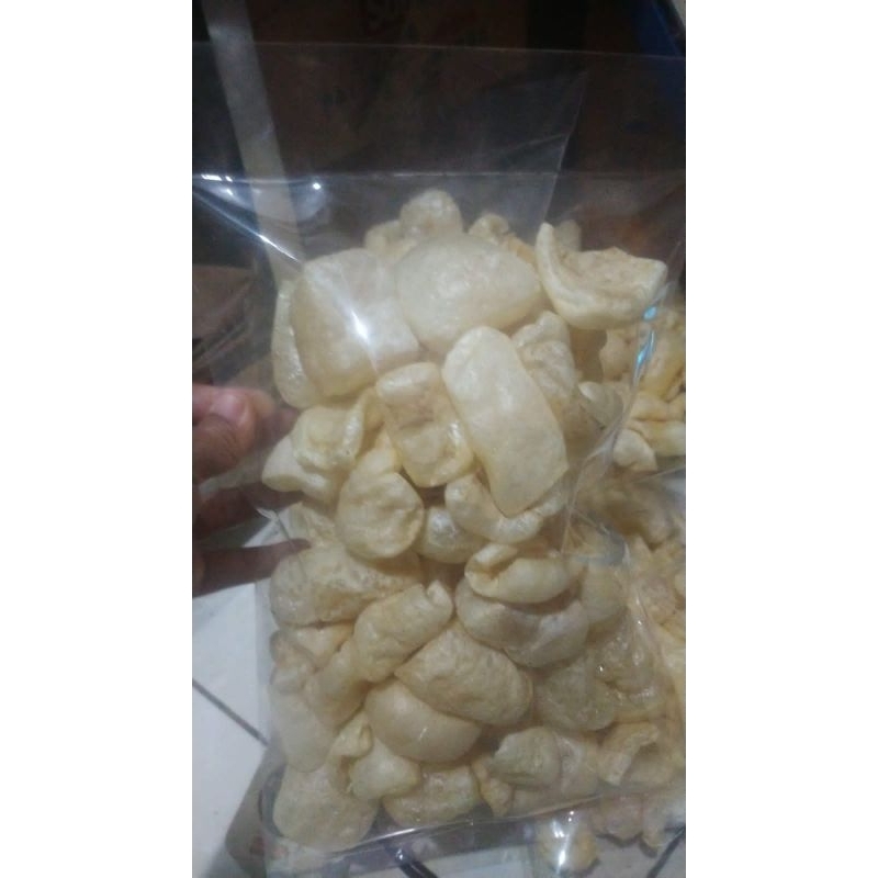 

KRUPUK RAMBAK KULIT ASLI 100%