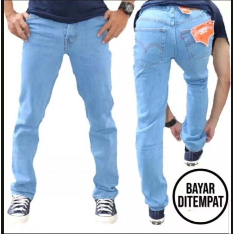ART S93W COD  Celana Jeans Panjang Standar Reguler Pria Laki2 Lelaki Cowo Cowok Dewasa  Standart  St