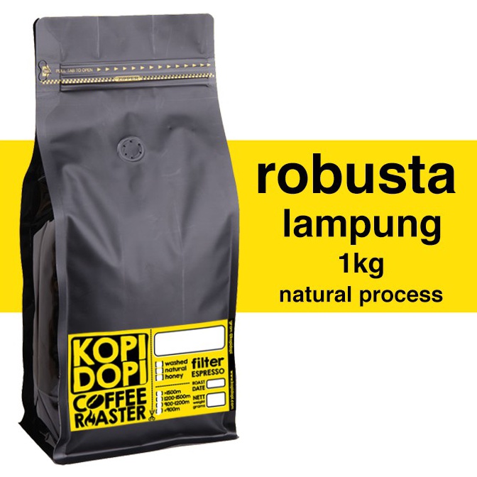 

KCH171 55 COD Biji Kopi Bubuk Robusta Lampung 1kg 1 kg kilo