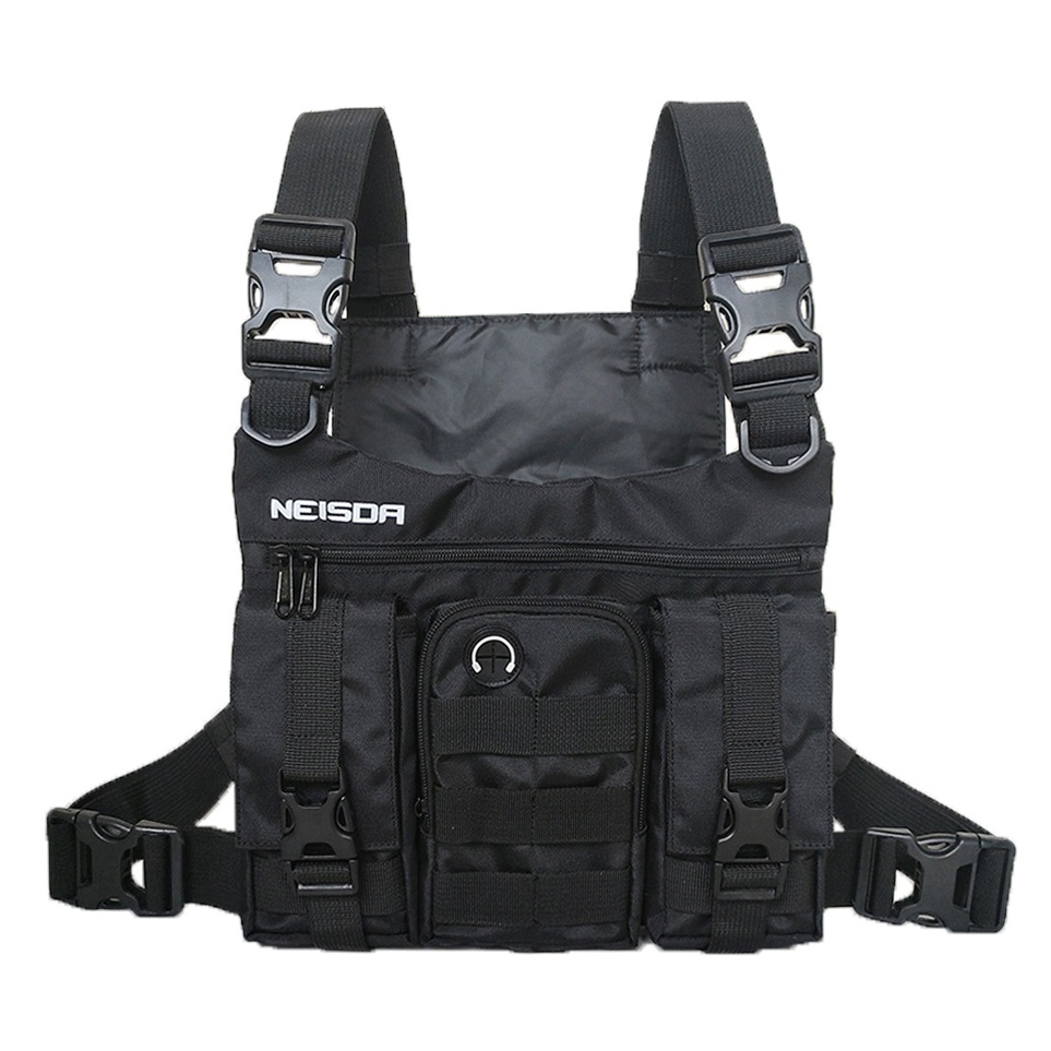 NEW Neisda  tas sepeda pelindung dada chest bag tactical rig bag cyclops vol2 premium