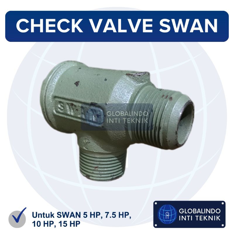 Check Valve 1 Inch Kompresor Angin SWAN 5 HP 7.5 HP 10 HP 15 HP