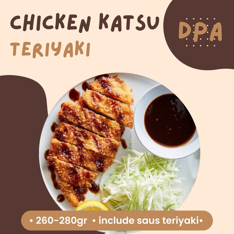 

DPA chicken katsu teriyaki frozen