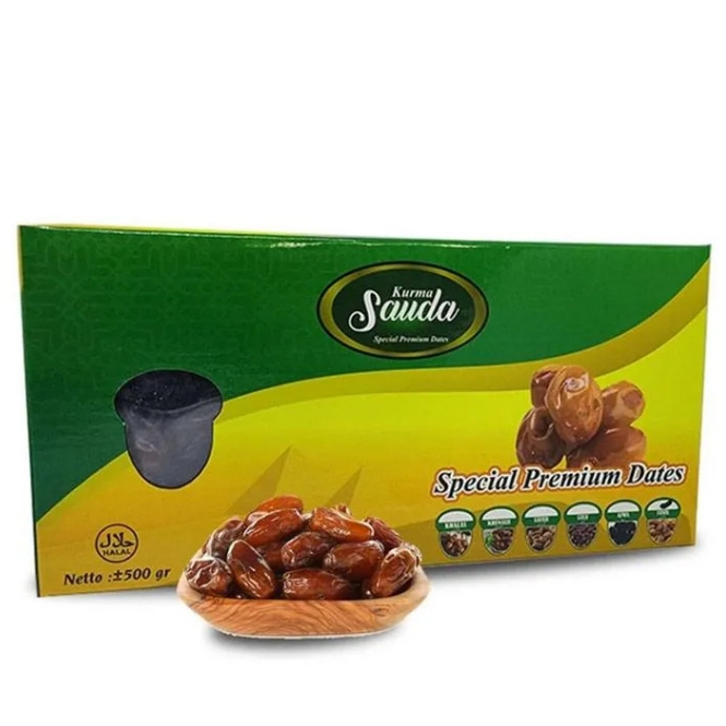 

Kurma Sauda kurma Dates Khalas kholas Saudi 500 gram