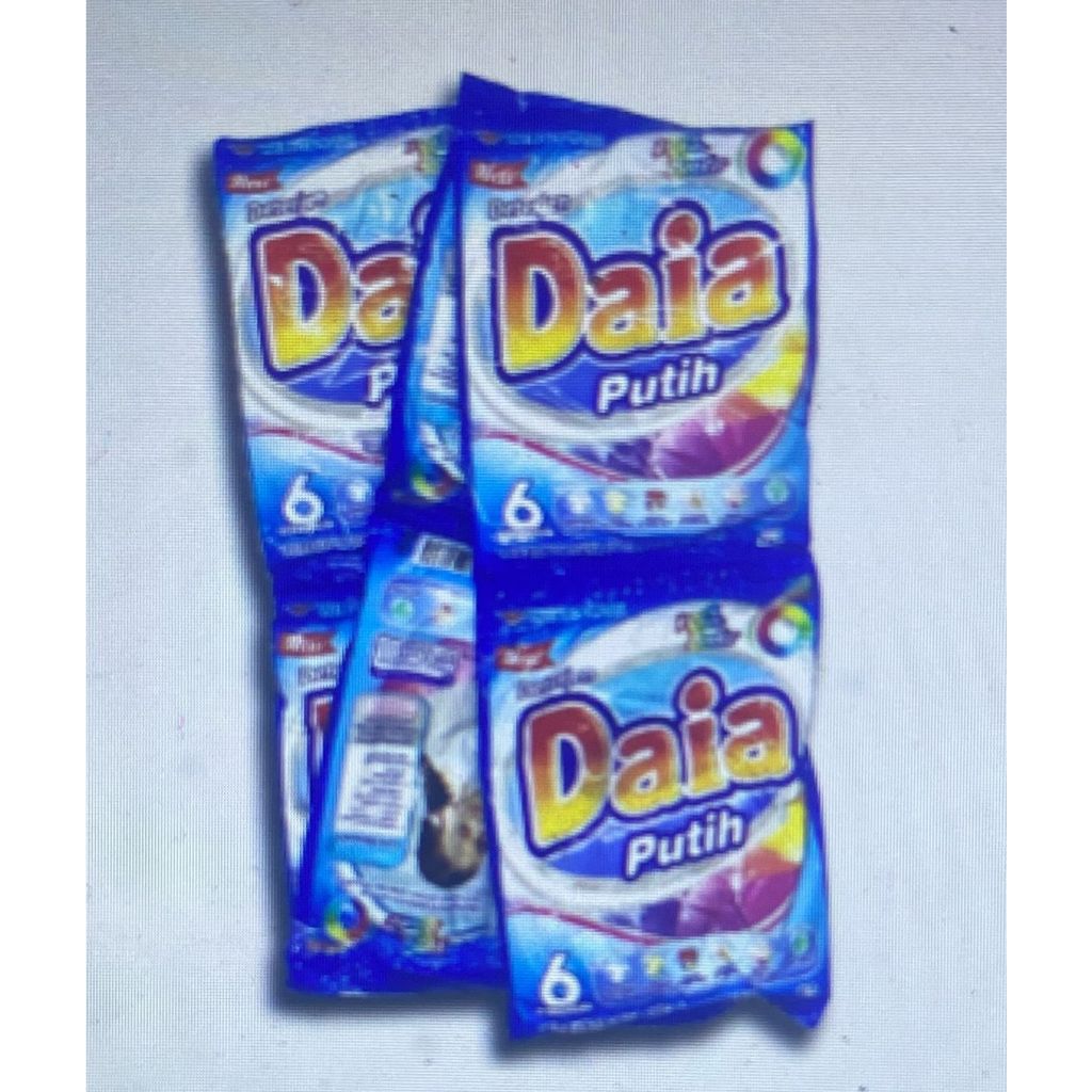 Daia detergen putih 52g  renceng