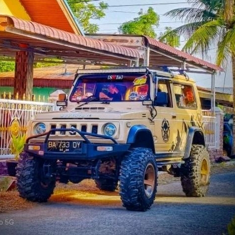 Bemper Jimny Katana Model ARB bagian depan dengan rumah winch by Ora TV