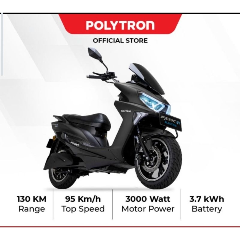 POLYTRON Fox R Electric Sepeda Motor Listrik -