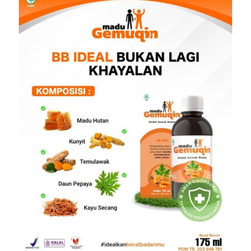 

Madu Gemuk Badan Gemuqin Original