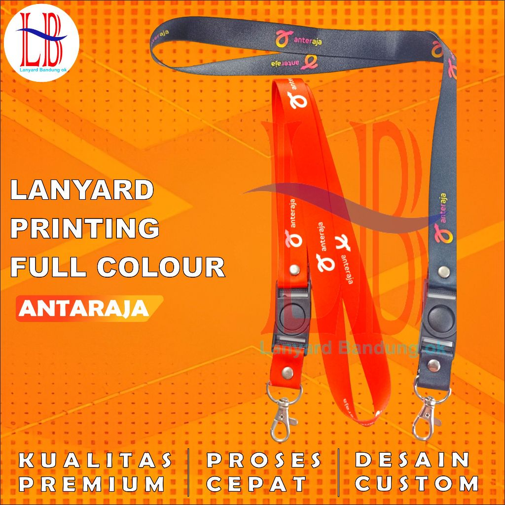 

TALI LANYARD EKPEDISI ANTAR AJA/GANTUNGAN KURIR ANTAR AJA/KALUNG ID CARD ANTAR AJA