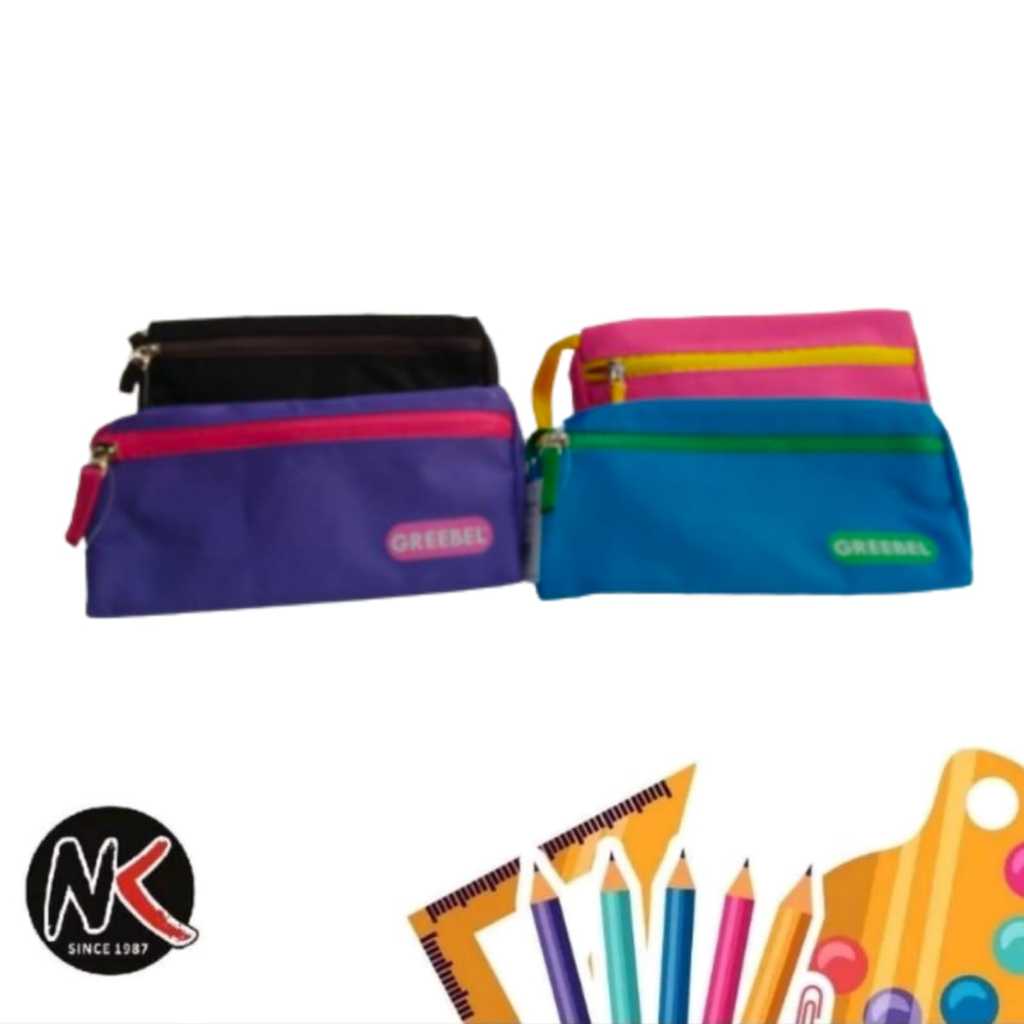 

Tempat Pensil/Pensil Bag GREEBEL 0309-03 Segitiga Warna