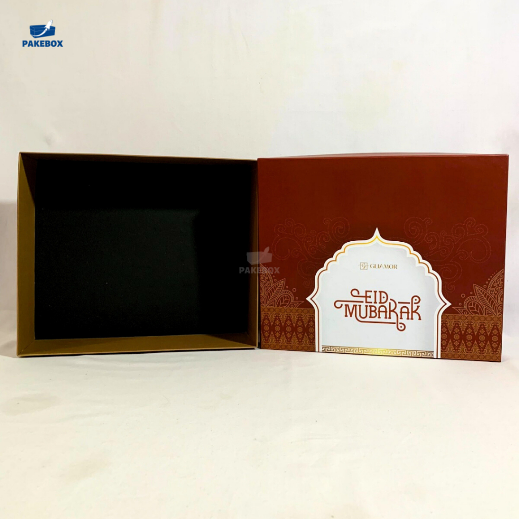 

Terima Custom Packaging Hardbox Custom Desain/Ukuran/Model - Hardbox Lebaran Hampers Kantor
