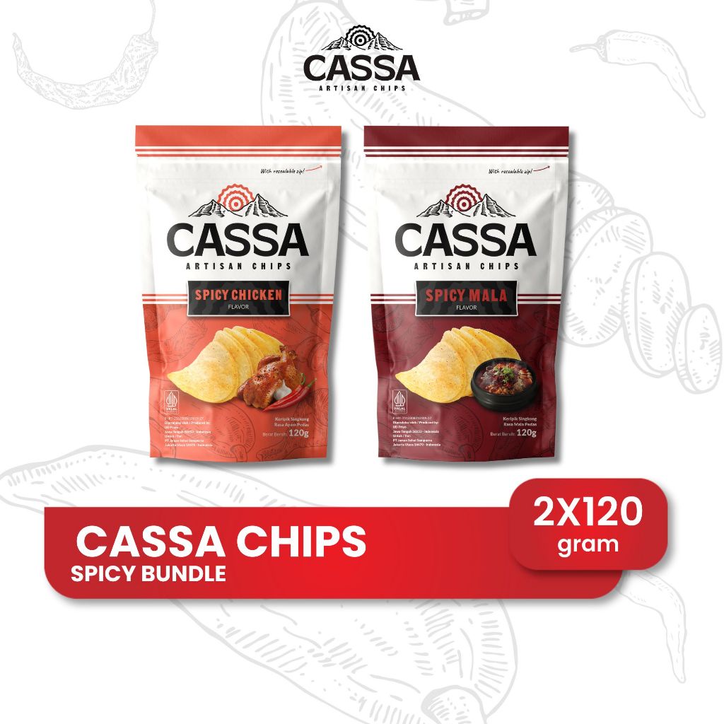 

Cassa Chips Spicy Chicken x Spicy Mala 120gr