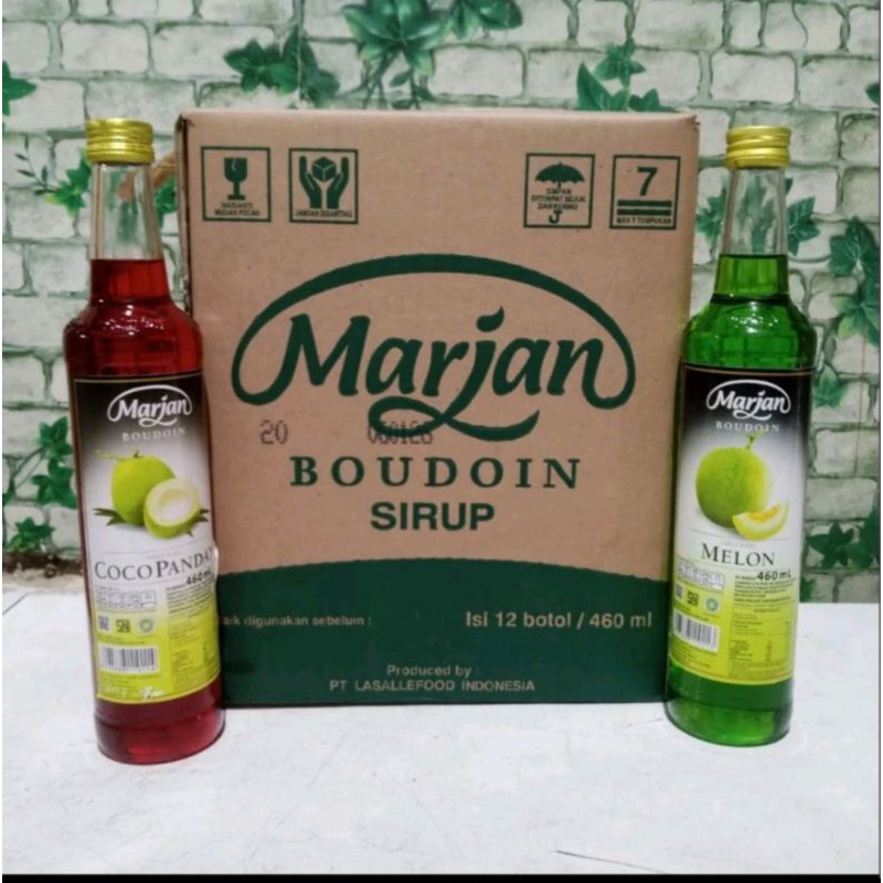 

Syrup Marjan CocoPandan / Melon Botol 460ml - 1 Dus isi 12 Botol