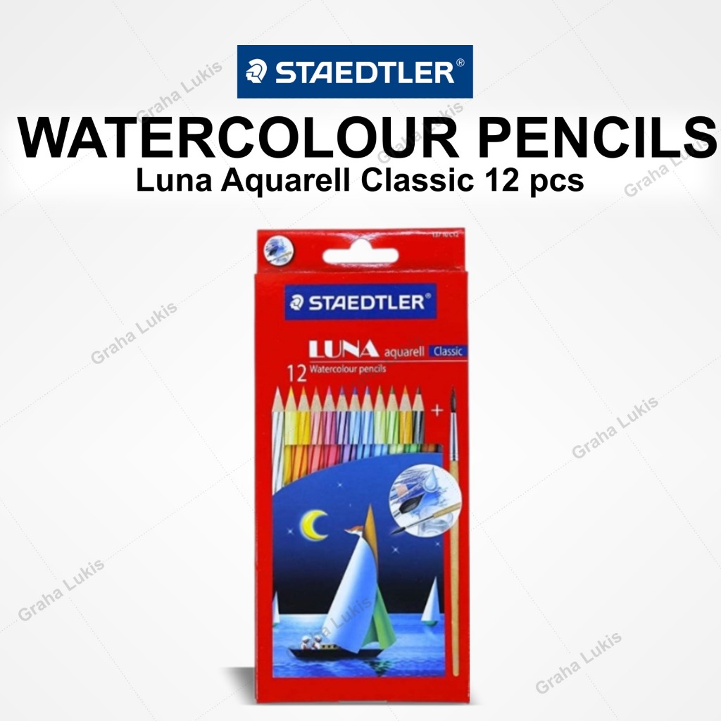 

Staedtler Luna Watercolour Pencil 137 10 C12 - Isi 12 Pcs