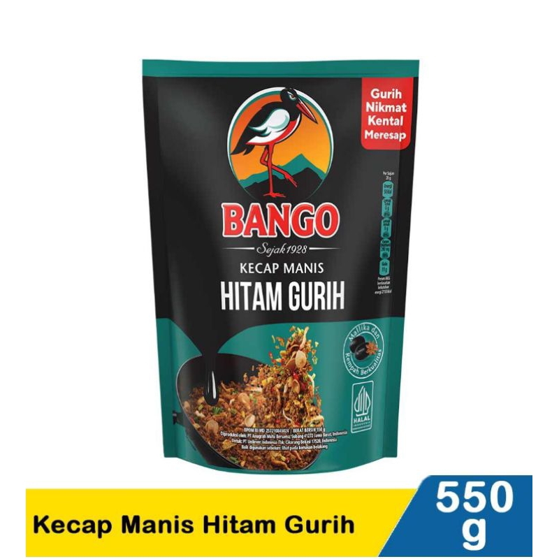 

kecap Bango hitam gurih 550g