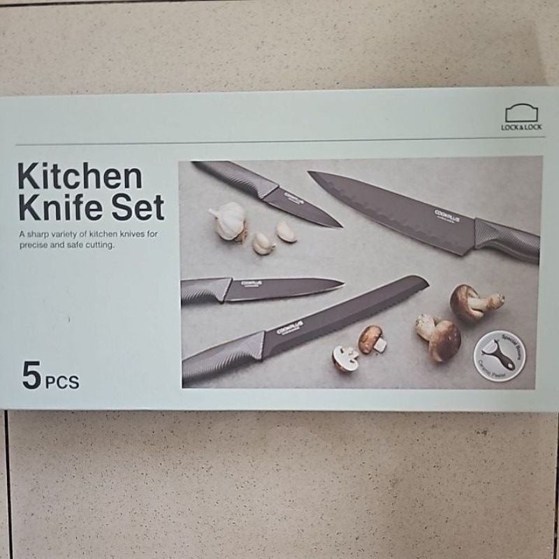 Lock & Lock Kitchen Knife Set 5 pc