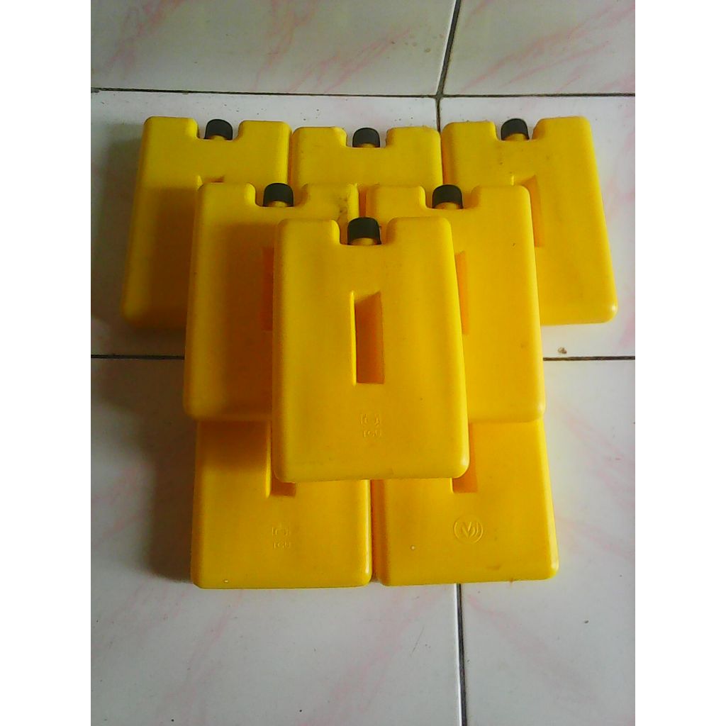 Ice pack Kotak Kuning Murah tebal/ ICE GEL PACK MURAH / PENDINGIN ICE CREAM / PENGAWET DINGIN