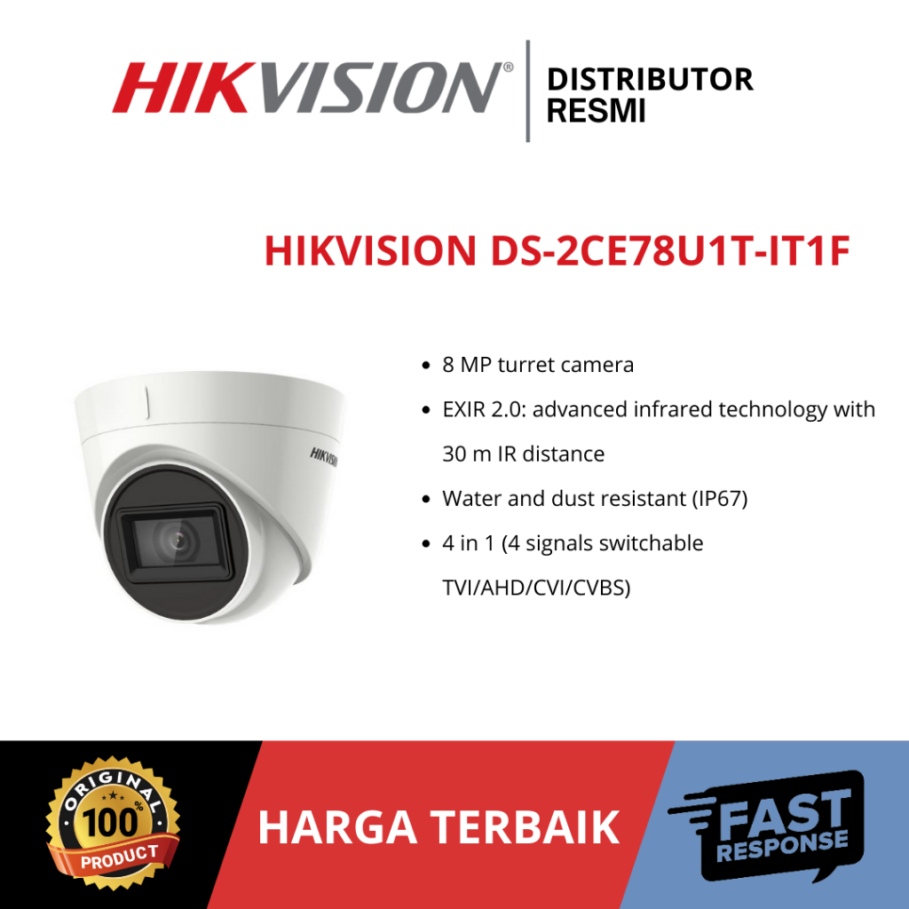 HIKVISION DS-2CE78U1T-IT1F INDOOR