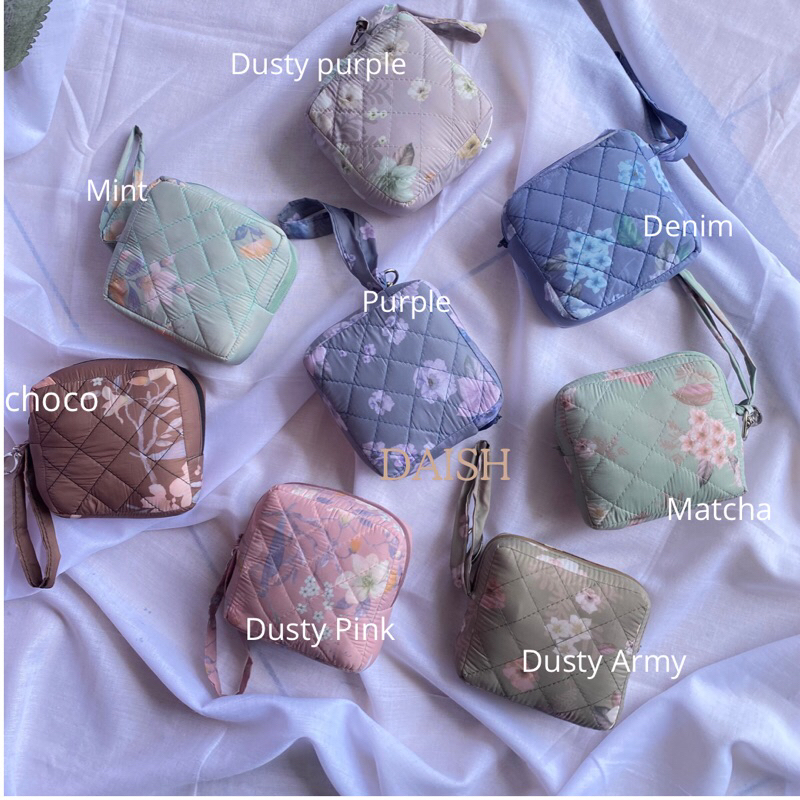 Mukena travel kecil (free sajadah) | mukena parasut korea premium | mukena dewasa bunga by daish