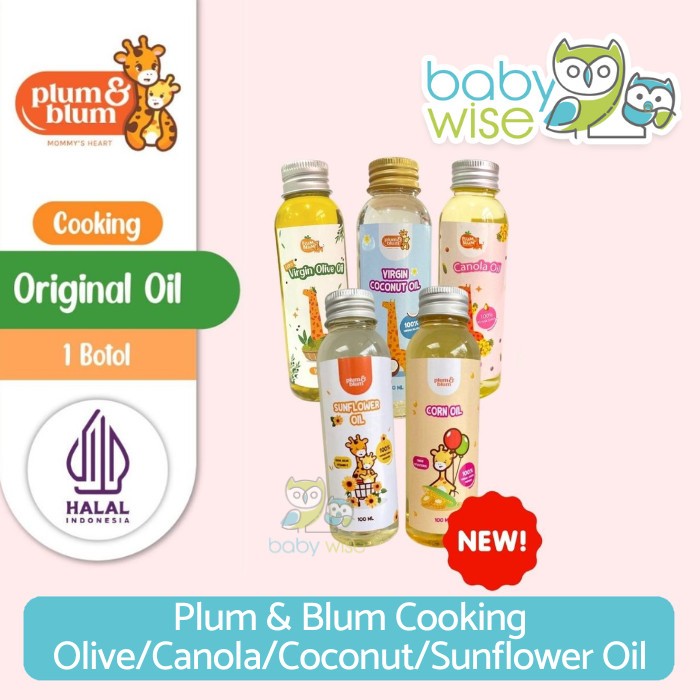 

Plum & Blum Extra Virgin Coconut & Canola Oil - Minyak Zaitun MPASI