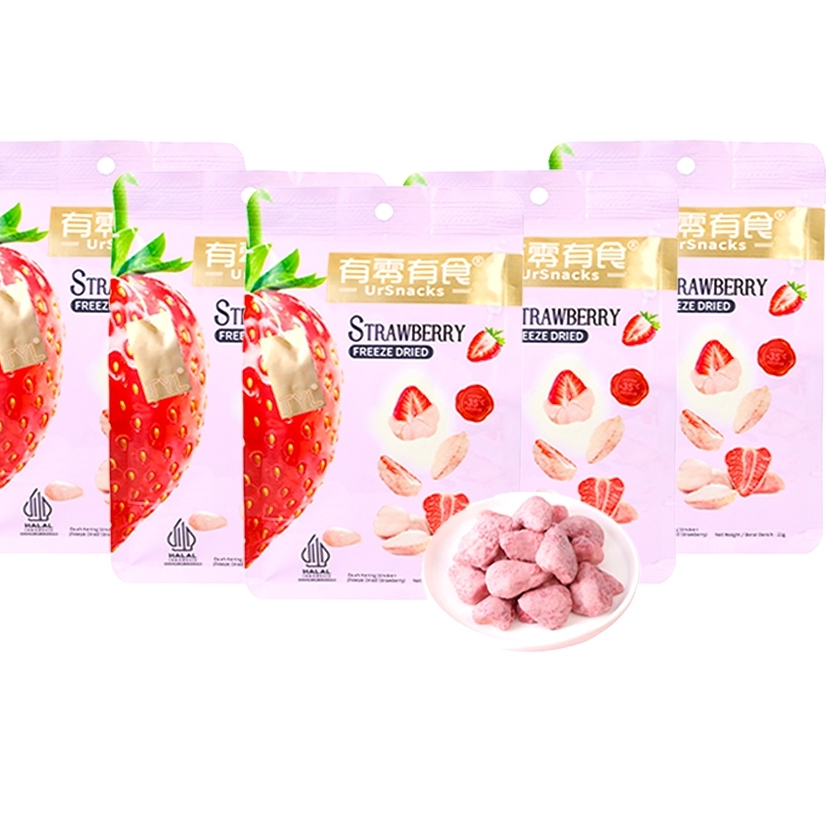 

Ursnack Freeze Dried Snack Buah Kering Berbagai Rasa 22 gr/ Strawberry/Naga/ Apple