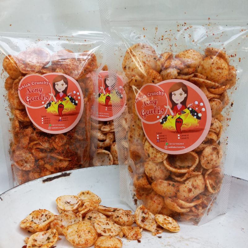 

Seblak Crunchy Pedas Jeruk Level 1-5 bynenggeulis