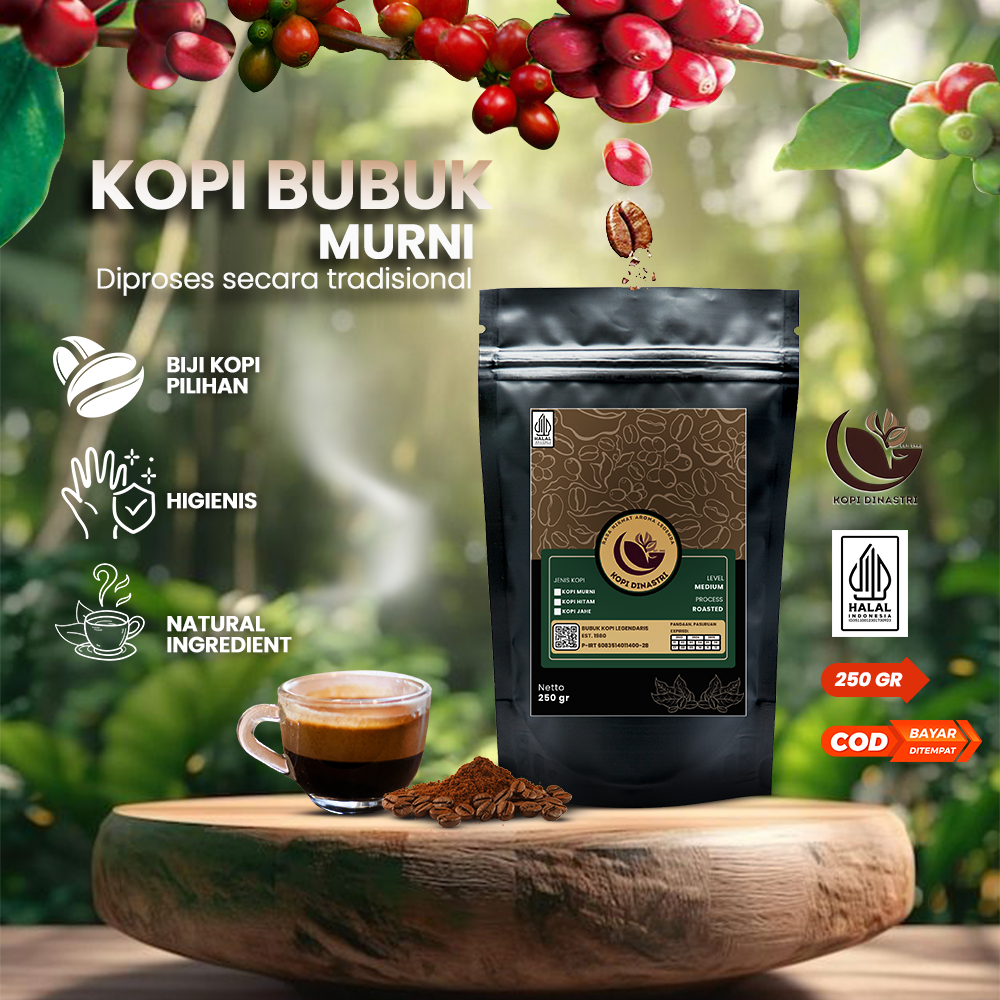 

Kopi Bubuk Giling Halus Fresh Asli Special Murah Kualitas Istimewa Super Original 250 gr