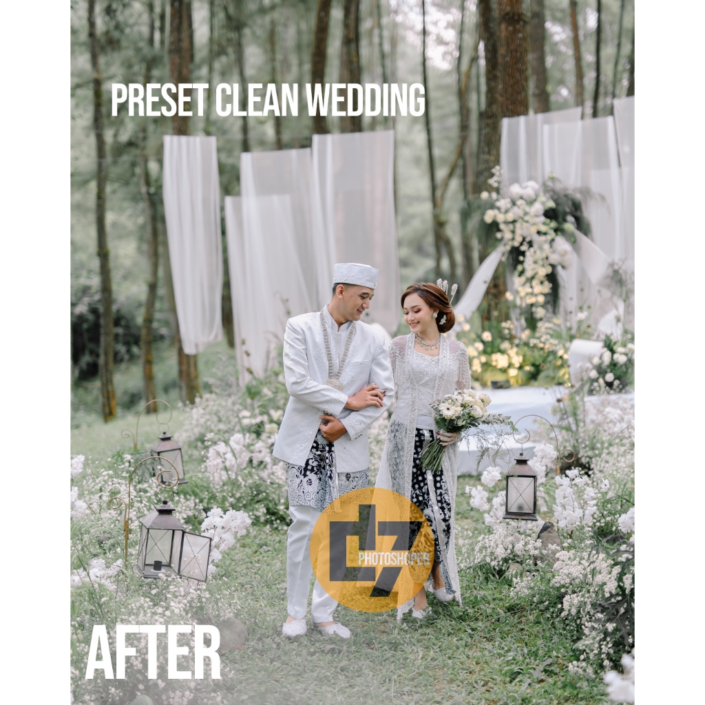preset dng clean wedding