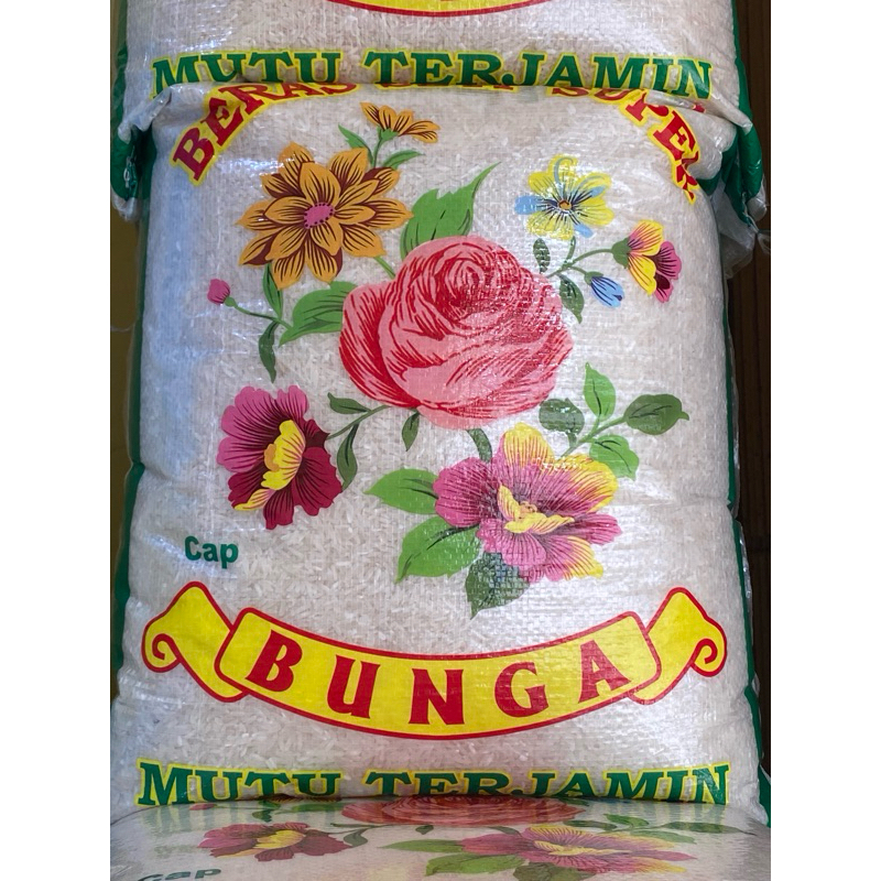 

Terlaris! Beras Bunga Nasi Pulen Spesial Berat 5 liter/ 5kg/10kg/20kg