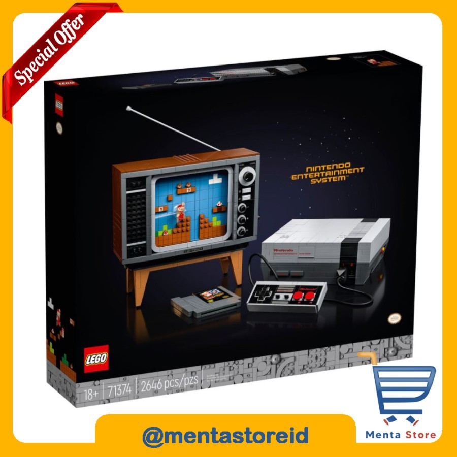 LEGO 71374 Super Mario Nintendo Entertainment System NES Console Bros