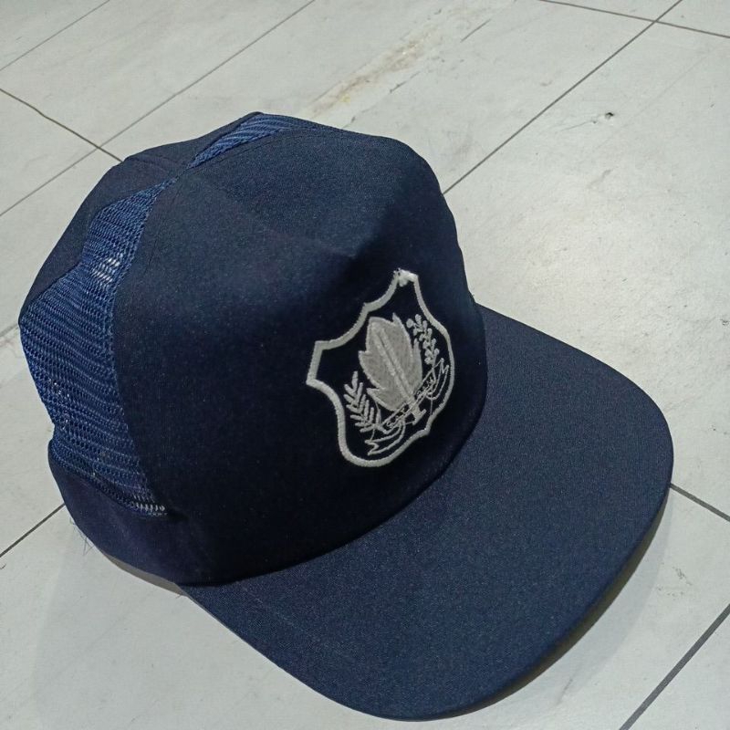 Topi security larici biru dongker