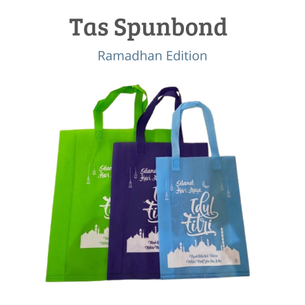 

Tas Spunbond Press Handle 25x35 Edisi Ramadhan | Tas Tenteng Lebaran
