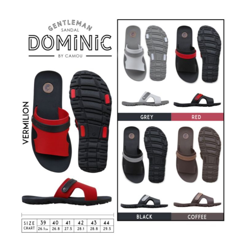 [ Camou ] Sandal Pria Camou Dominic , Sendal Pria Camou Dominic