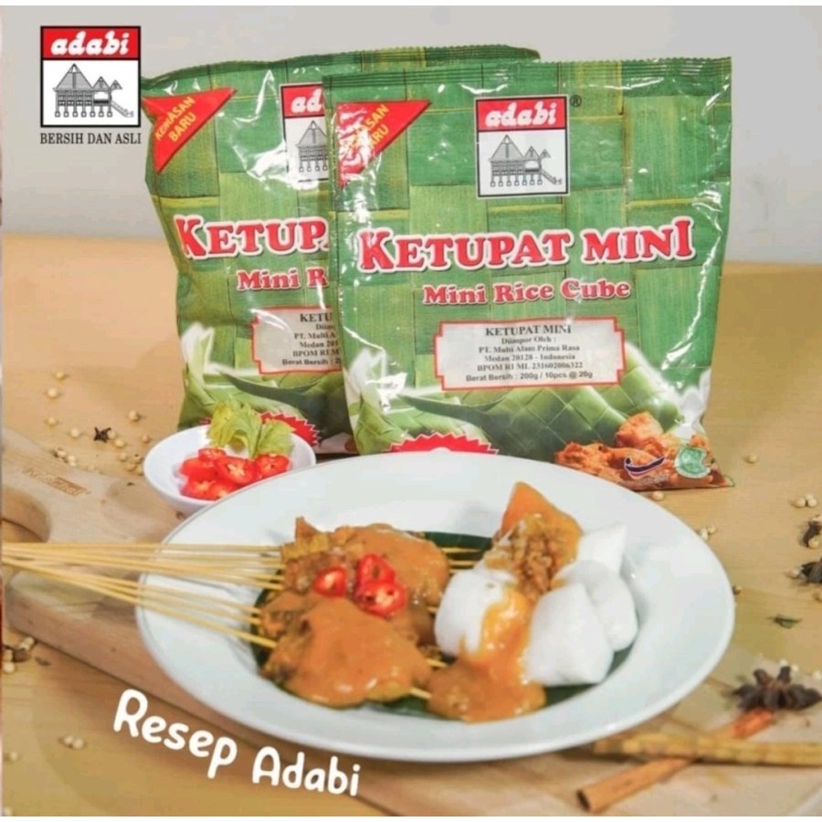 

Ketupat Mini Adabi isi 30 pcs - KETUPAT MINI INSTANT - Ketupat mini