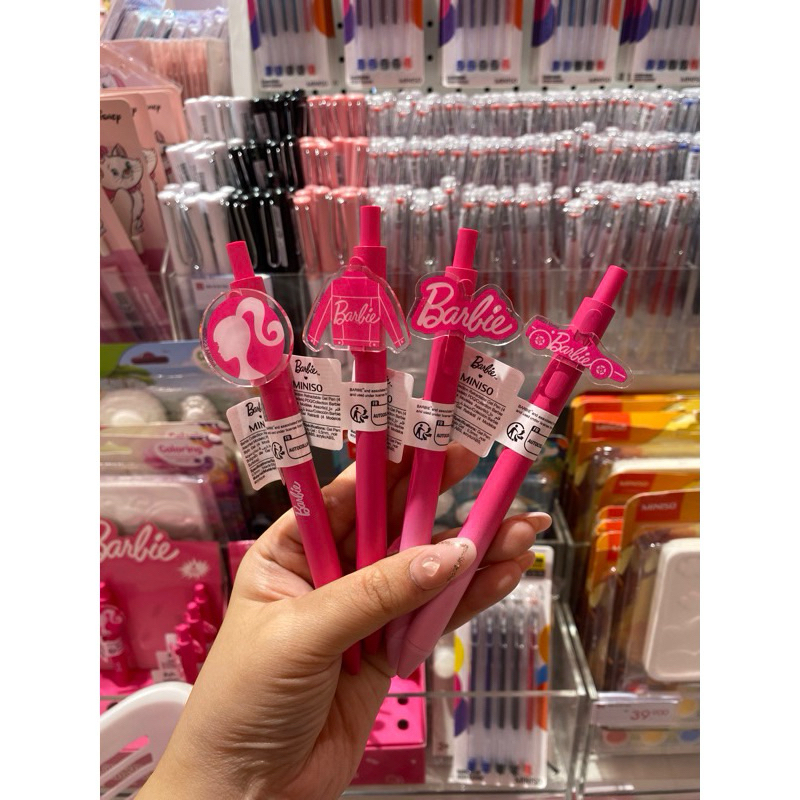 

Miniso x Barbie series gel pen stylo gel / pulpen lucu miniso / gel hitam / kebutuhan sekolah / kado anak / pulpen lucu / bolpoint pink