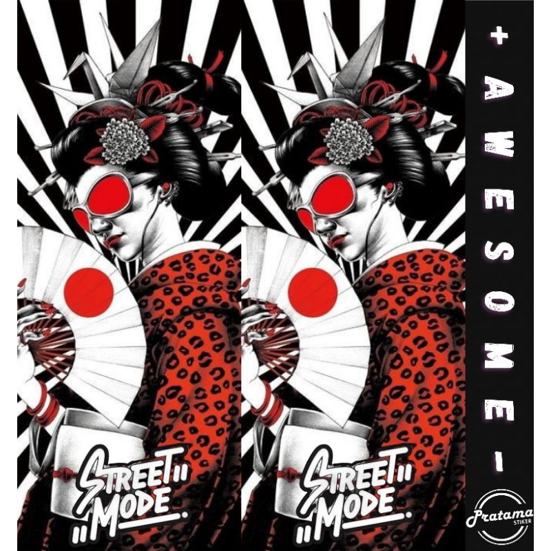 

stiker skin wrap baterai 18650 Street mode volume 1