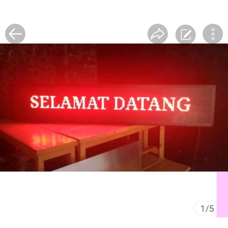 led Running Text 255 x 40 cm outdoor wifi