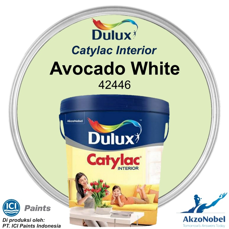 CAT DULUX CATYLAC INTERIOR 5 KG - AVOCADO WHITE 42446