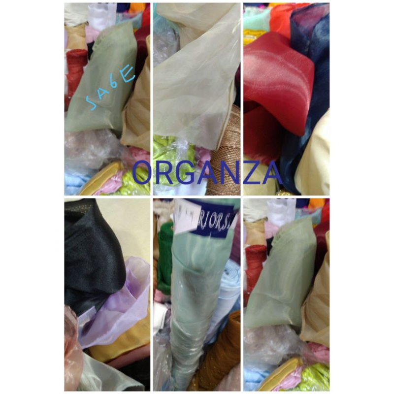 kain organza per roll