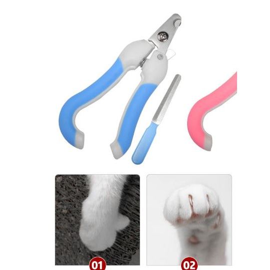 Gunting Kuku + Pengasah Kucing/Anjing/Kelinci/Hewan Kikir Nail Clipper