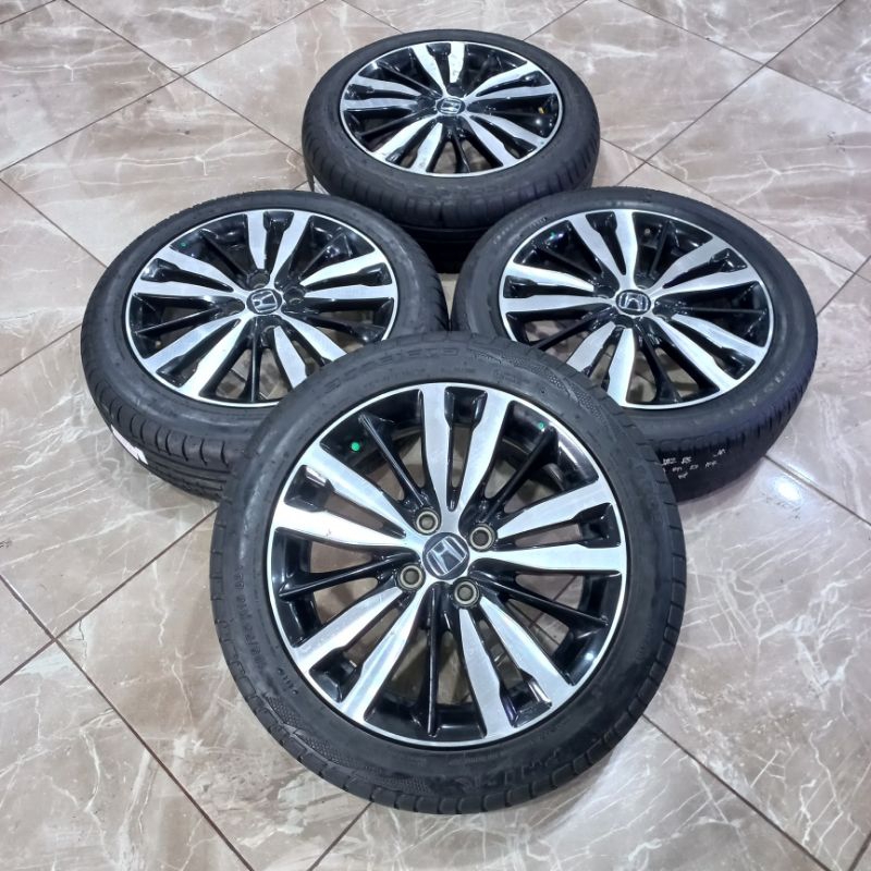 VELG OEM COPOTAN JAZZ RS GK5 R16X6 PCD 4X100 + BAN 185/55 R16