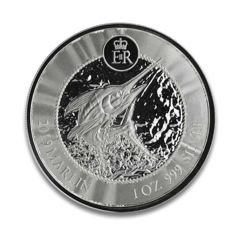 Perak Silver Coin Marlin Cayman Island 2019 1oz