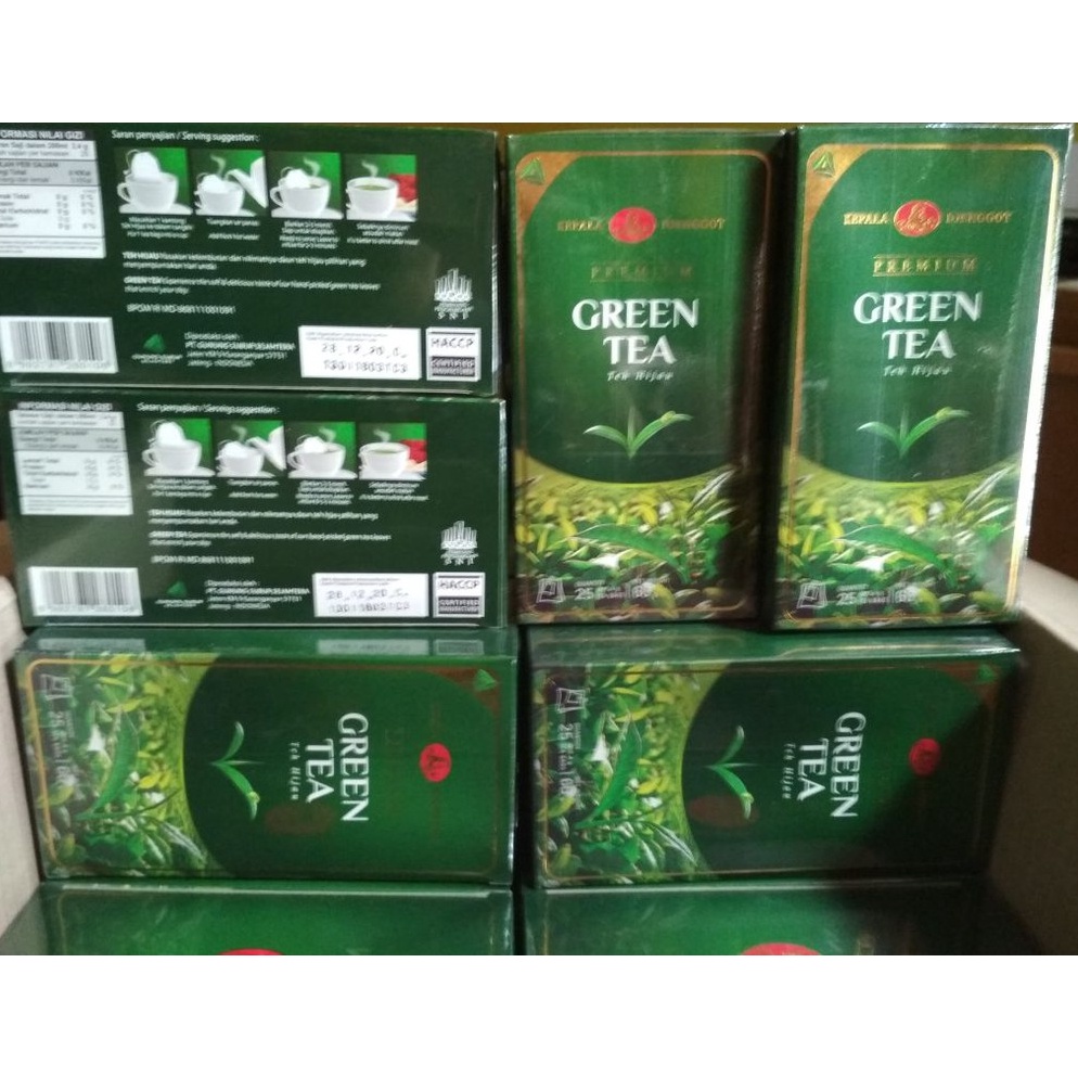 

ERB487 ORIGINAL Teh Hijau Celup Kepala Djenggot Isi 25 pcs Diet Keto