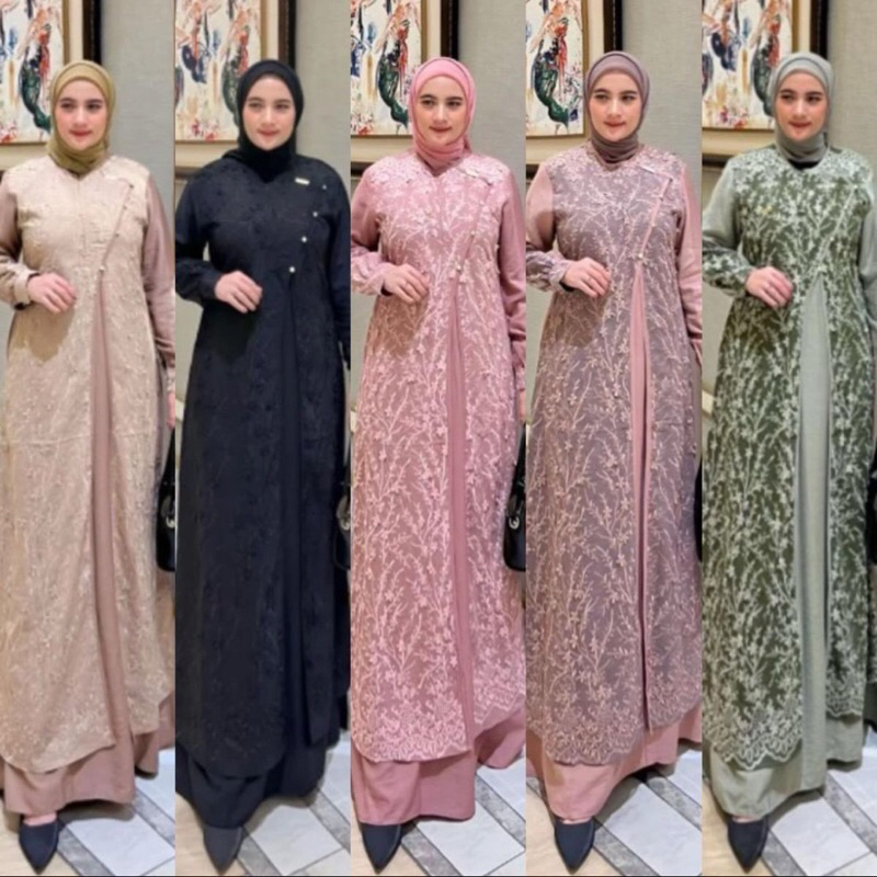 Gamis laluna Dress Irena Fashion